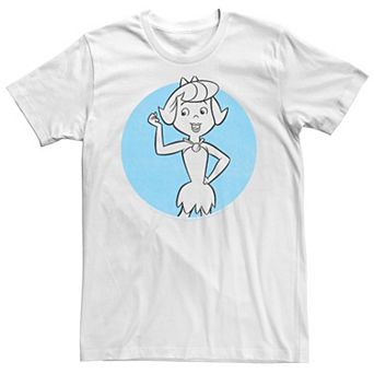 Men's The Flintstones Betty Circle Portrait Tee