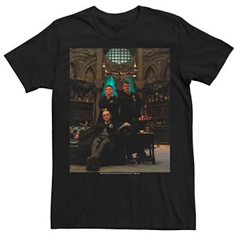 Men's Harry Potter Draco Malfoys Gang Photo Real Tee