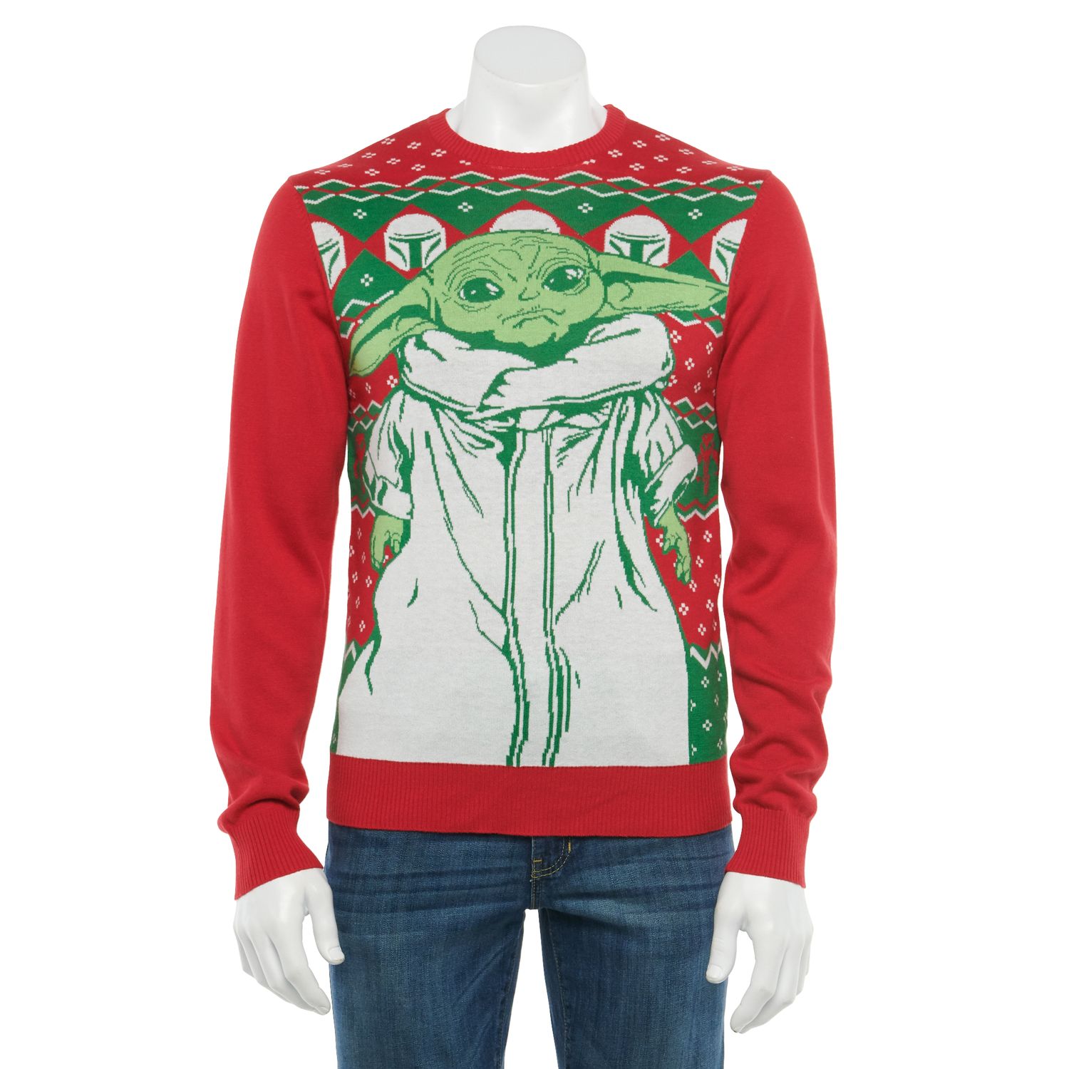 baby yoda xmas jumper