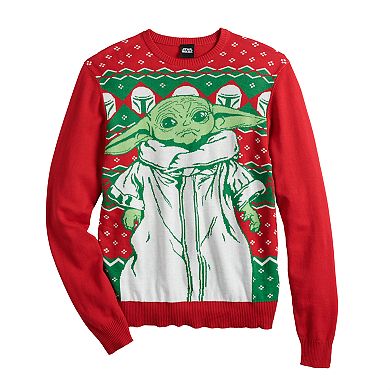 Men's The Mandalorian The Child aka Baby Yoda Christmas Sweater