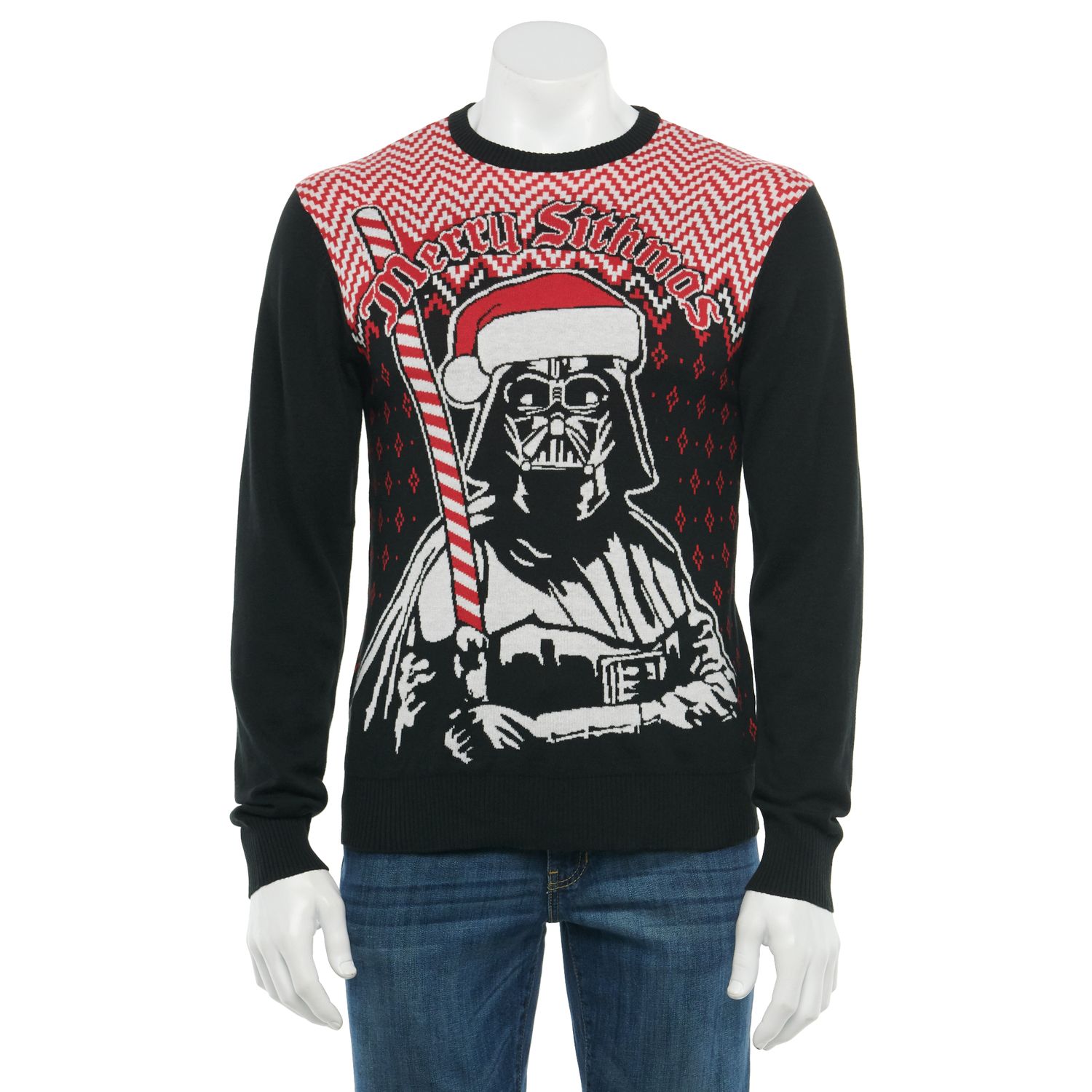 darth vader light up christmas sweater