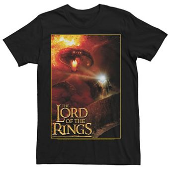 Men's The Lord Of The Rings Gandalf Vs. Balrog Poster Tee