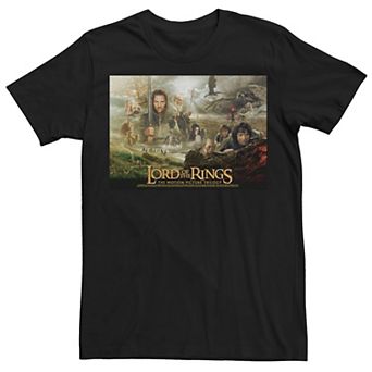 Men's The Lord Of The Rings Trilogy Poster Tee