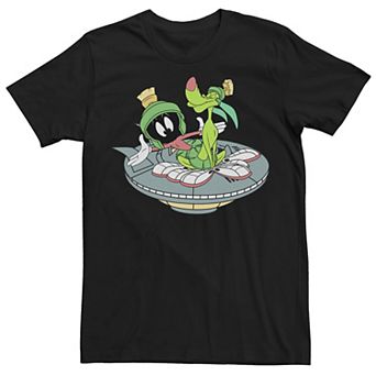 Men's Looney Tunes Marvin The Martian Space Poster Group Shot Tee
