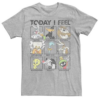 Men's Looney Tunes Looney Moods Retro Boxed Up Group Shot Tee