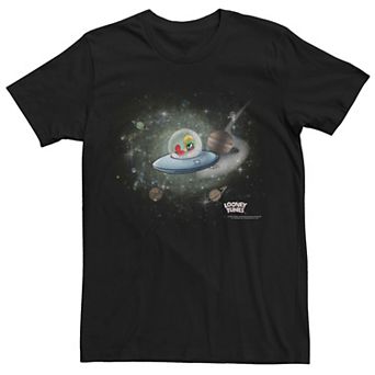 Men's Looney Tunes Marvin The Martian Space Poster Tee