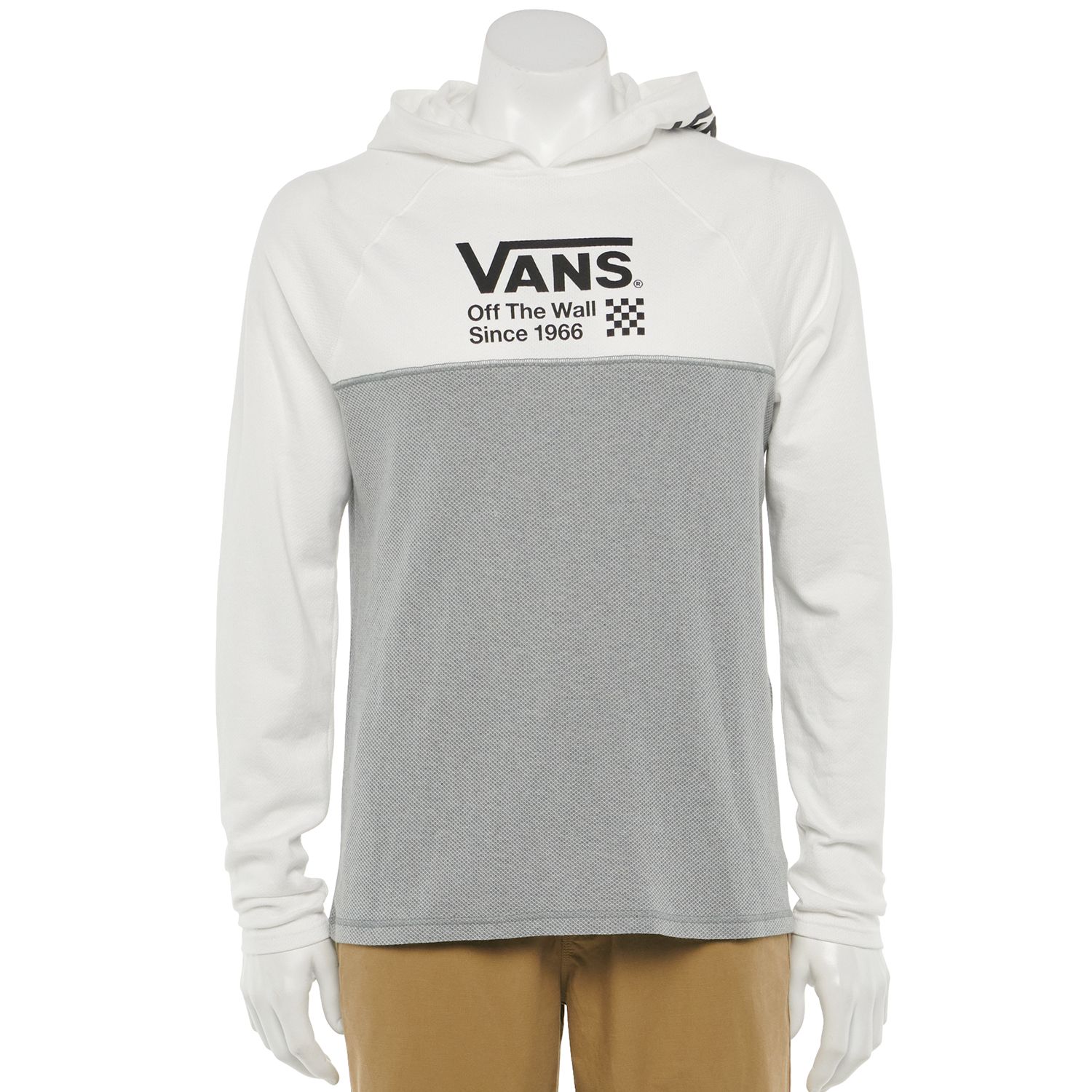 white vans hoodie mens