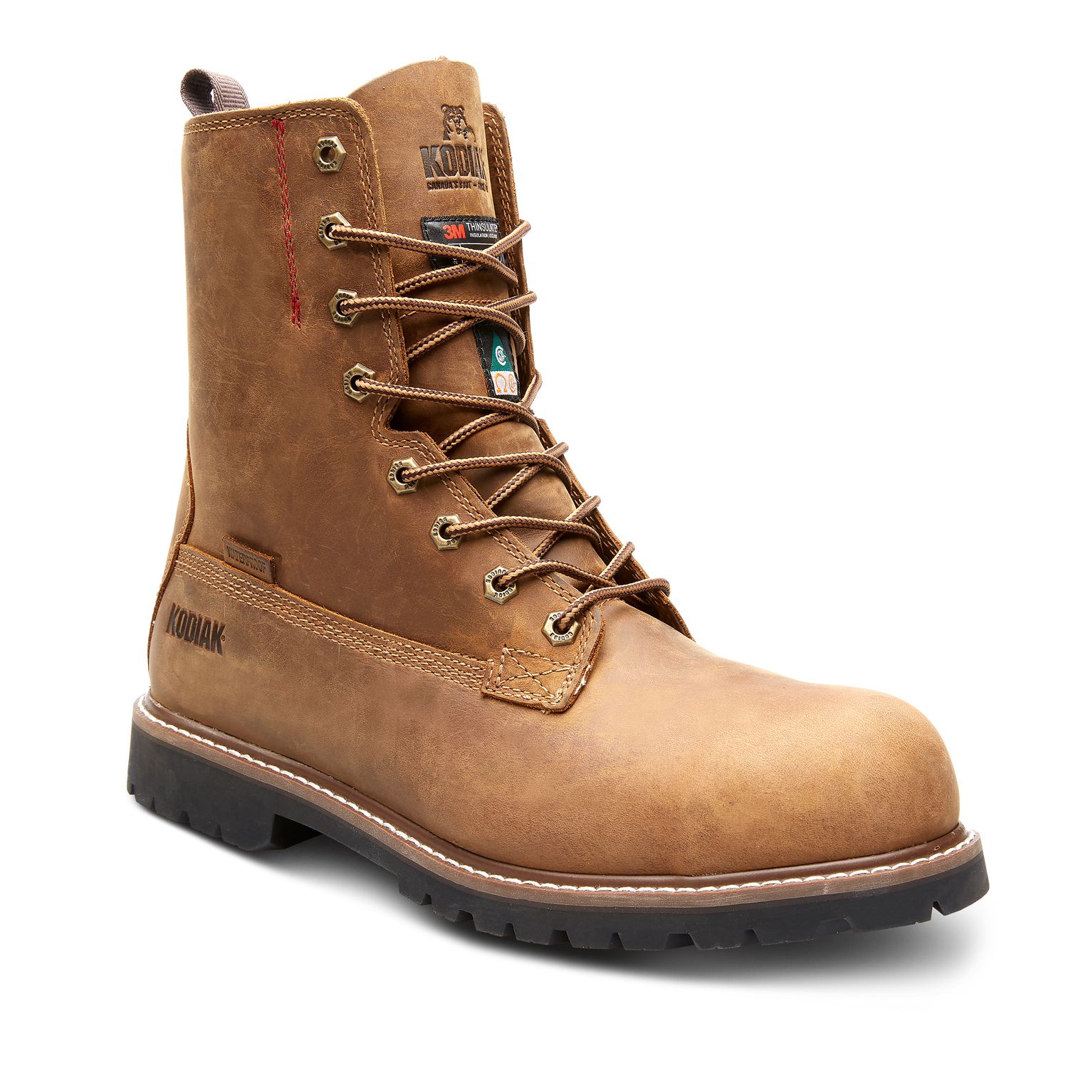 8 inch steel toe waterproof work boots
