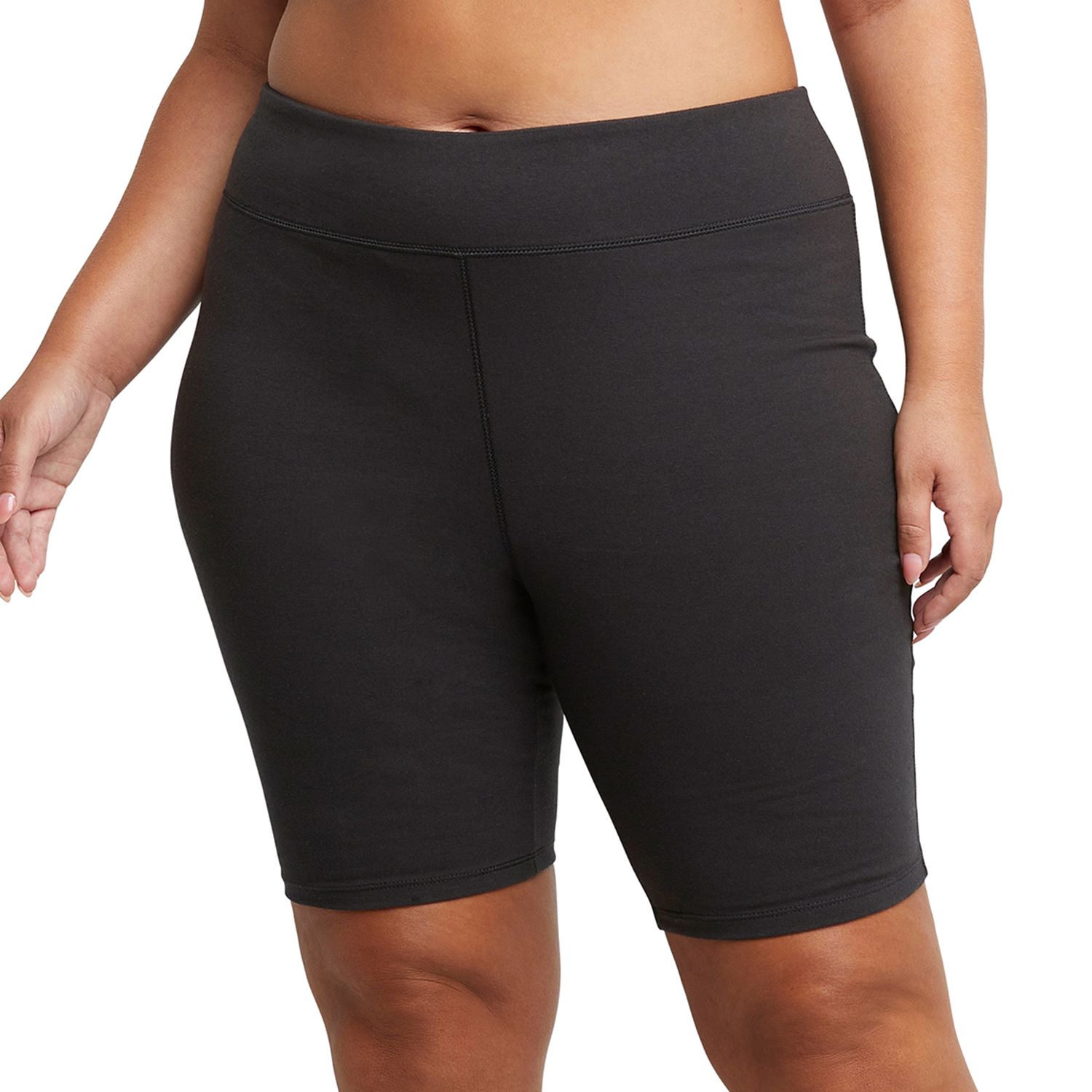 women's plus size bicycle shorts