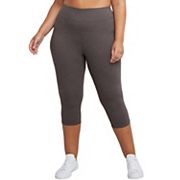 Plus Size Just My Size Stretchy Jersey Capri Leggings