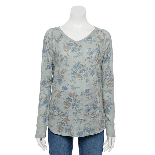 Kohl's sonoma goods for life Women's Sonoma Goods For Life® Long Sleeve  V-Neck Pullover Top 36.00