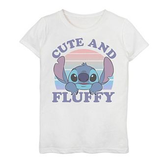 Disney's Lilo & Stitch Girls 7-16 Cute & Fluffy Sunset Tee