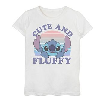 Disney's Lilo & Stitch Girls 7-16 Cute & Fluffy Sunset Tee