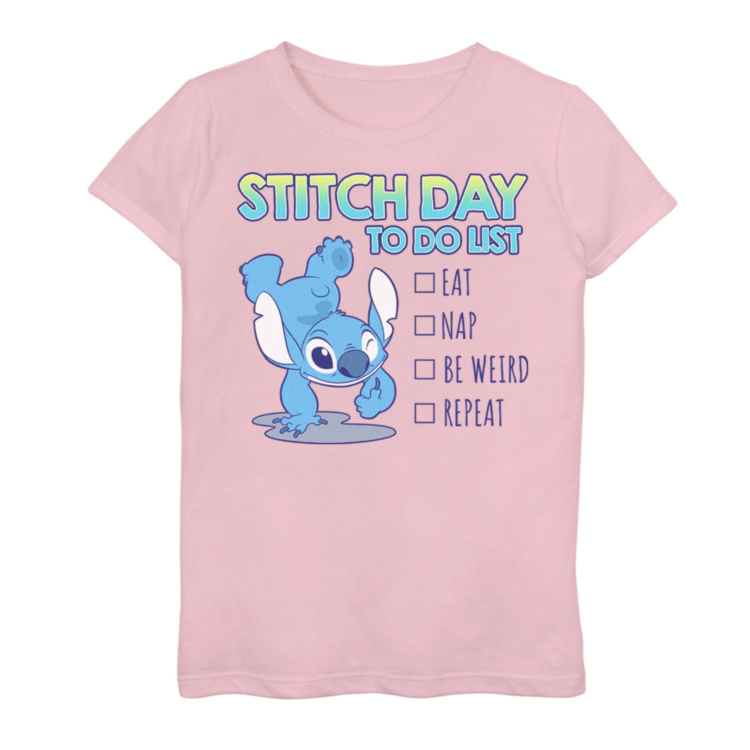 Image for Disney s Lilo & Stitch Girls 7-16 To Do List Tee at Kohl's.