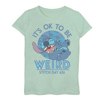 Disney's Lilo & Stitch Girls 7-16 It's OK To Be Weird Tee