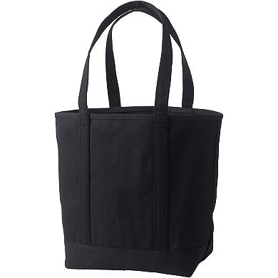 Lands' End Open Top Canvas Tote Bag