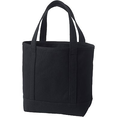 Lands' End Open Top Canvas Tote Bag