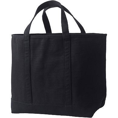 Lands' End Open Top Canvas Tote Bag