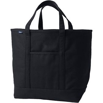 Lands' End Open Top Canvas Extra Large Tote Bag