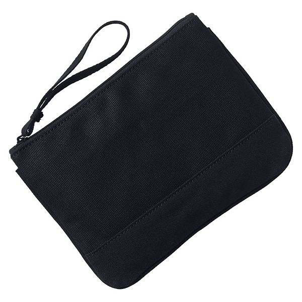 Small Solid Canvas Zipper Pouch