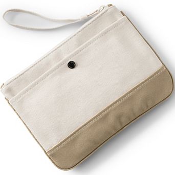 Lands' End Canvas Zipper Pouch