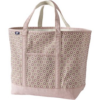 Lands' End Open Top Canvas Tote Bag