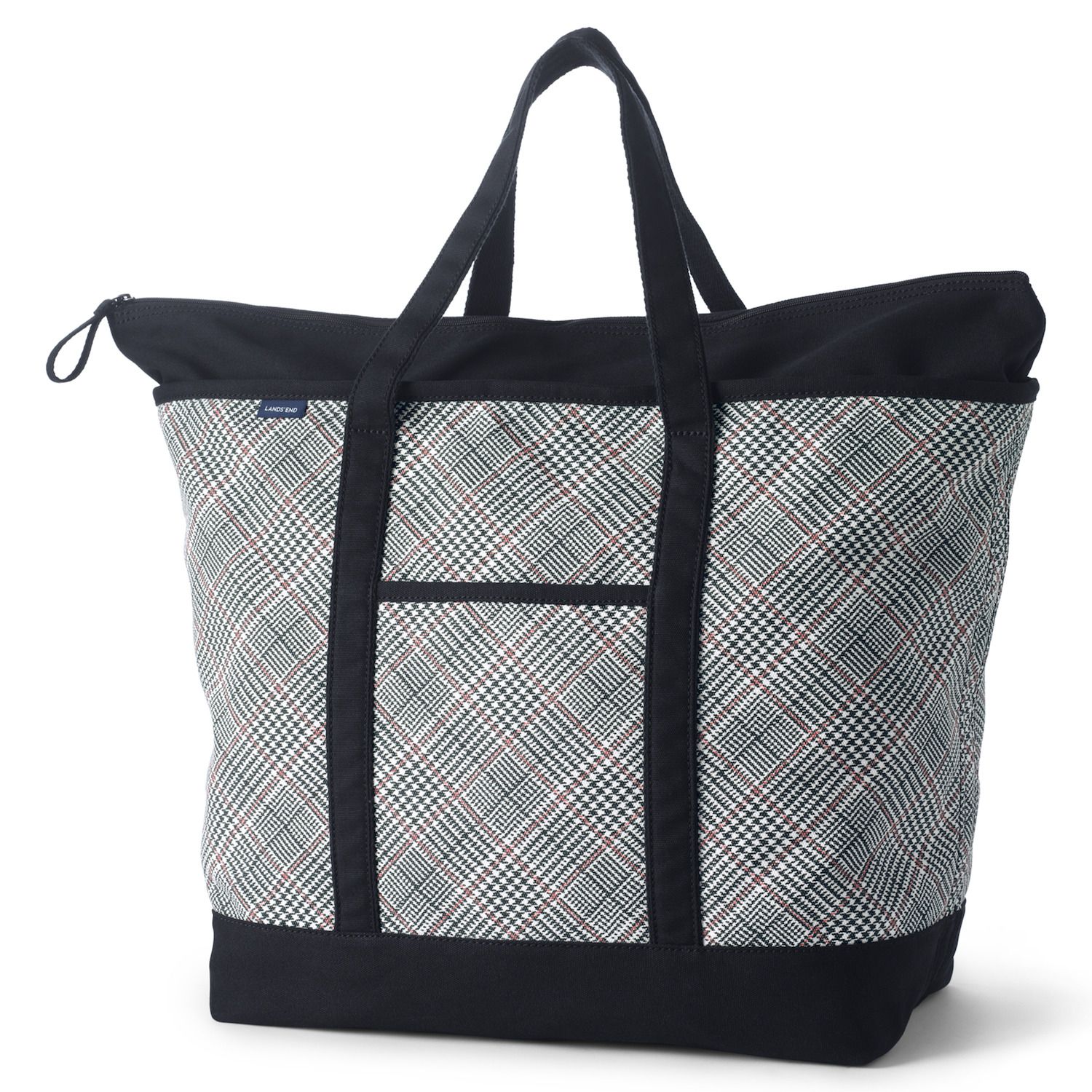 zip top tote bag