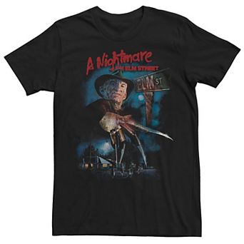 Men's Nightmare On Elm Street First Night Poster Tee