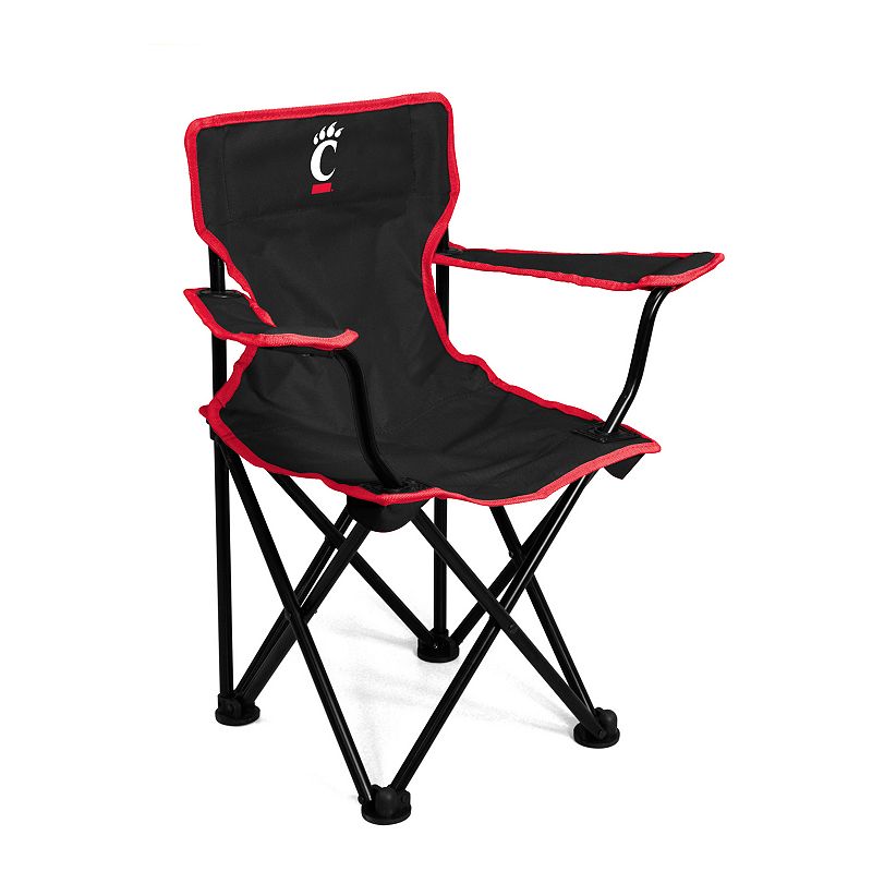 Logo Brands Cincinnati Bearcats Toddler Portable Folding Chair, Black