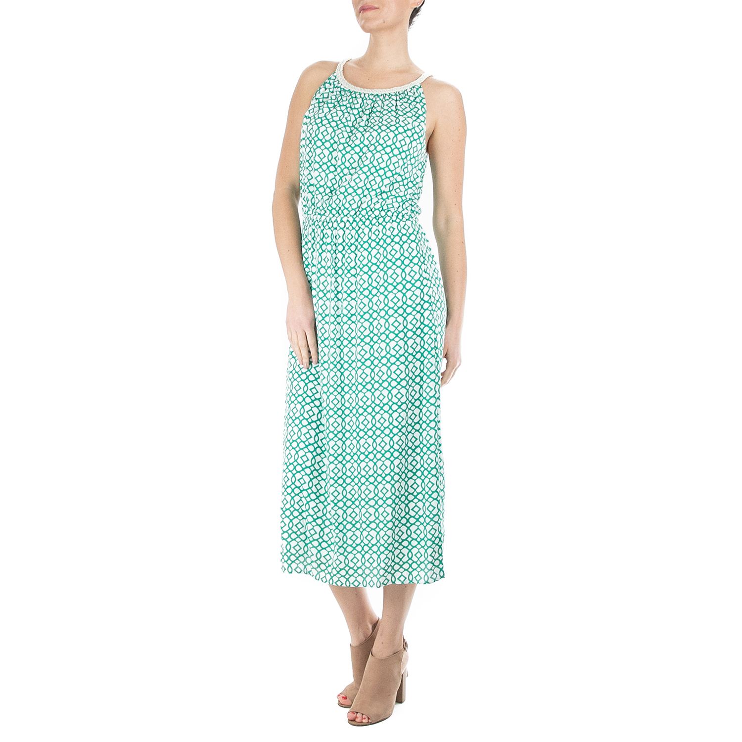 nina leonard midi dress