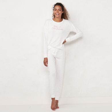 Women's LC Lauren Conrad Pajama Shirt & Pajama Pants Set