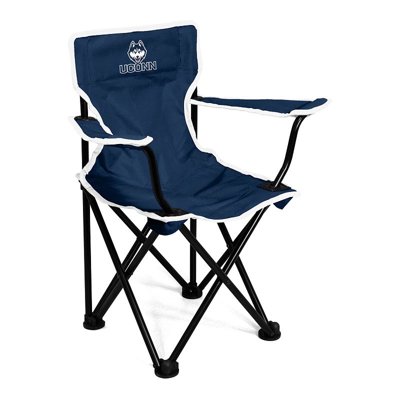 Logo Brands UConn Huskies Toddler Portable Folding Chair, Blue