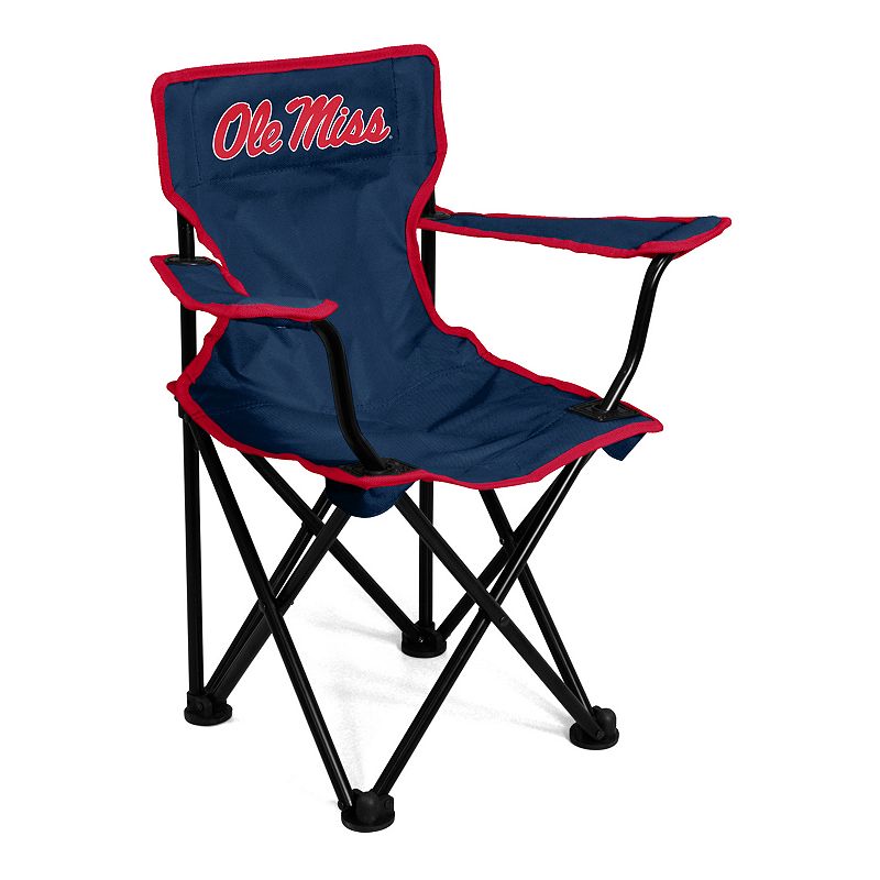 Logo Brands Ole Miss Rebels Toddler Portable Folding Chair, Blue