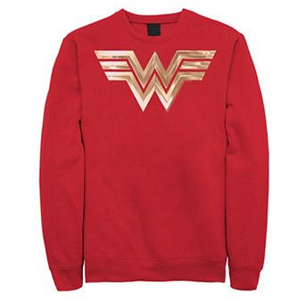 Men's DC Comics Wonder Woman Metallic Logo Sweatshirt