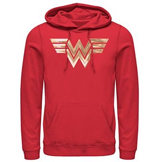 Men's DC Comics Wonder Woman Metallic Logo Hoodie