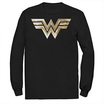 Men's DC Comics Wonder Woman Metallic Logo Tee