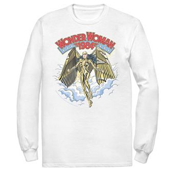 Men's DC Comics Wonder Woman Gold Suit Wonder Retro Comic Tee
