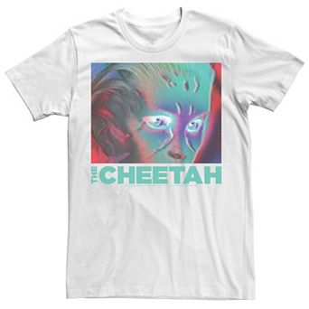 Men's DC Comics Wonder Woman 3D Cheetah Face Poster Tee