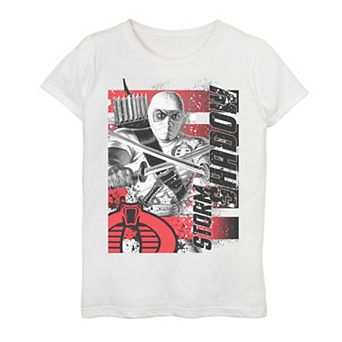 Girls 7-16 G.I. Joe Storm Shadow Splatter Graphic Tee