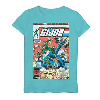Girls 7-16 G.I. Joe Comic Cover Poster Graphic Tee