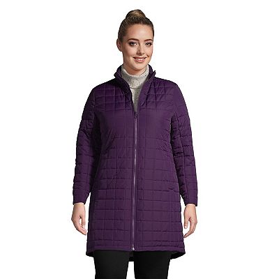 Plus Size Lands End Squall Hooded 3 in 1 Waterproof Winter Coat