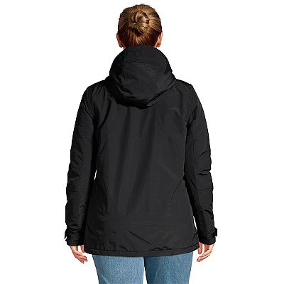 Plus Size Lands End Hooded Squall Winter Jacket