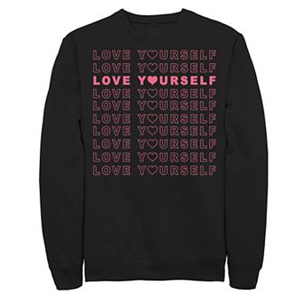 Men's Motivational "Love Yourself" Sweatshirt