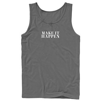 Men's Fifth Sun "Make It Happen" Inspirational Text Tank Top