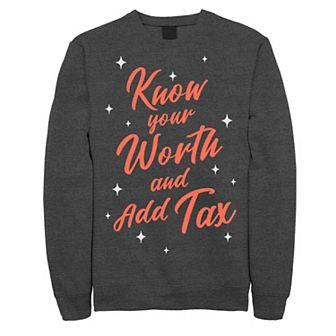 Men's Fifth Sun Know Your Worth Script Sweatshirt