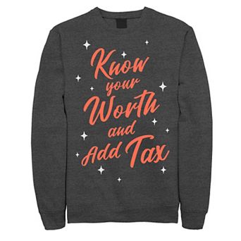 Men's Fifth Sun Know Your Worth Script Sweatshirt