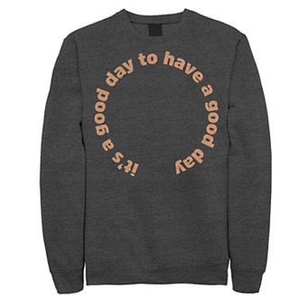 Men's Fifth Sun Good Day Text Circle Sweatshirt
