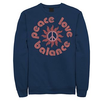 Men's Fifth Sun "Peace Love Balance" Circle Sweatshirt
