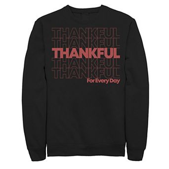 Men's Fifth Sun Thankful Bold Stack Sweatshirt
