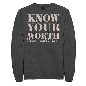 Men's Fifth Sun Know Your Worth Bold Sweatshirt